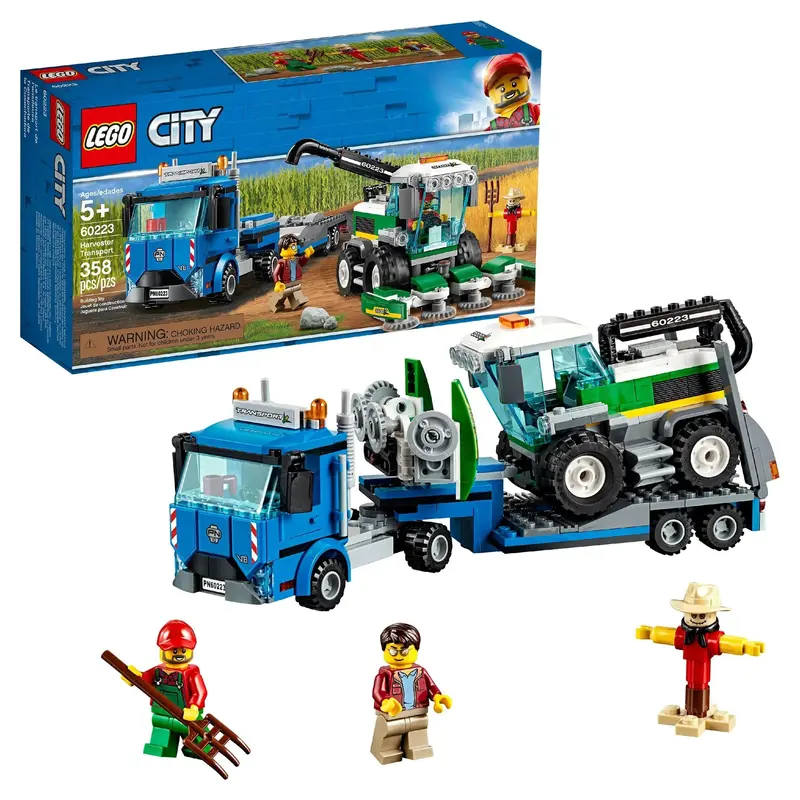 Lego Vrachtwagen Transport Van De Maaidorser 60223 City 1