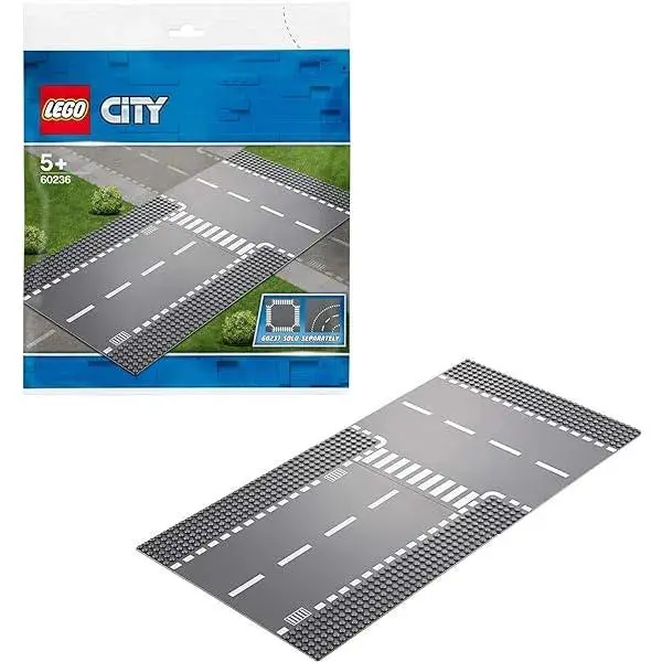 Lego Wegenplaat Bocht En Kruising 60237 City 1