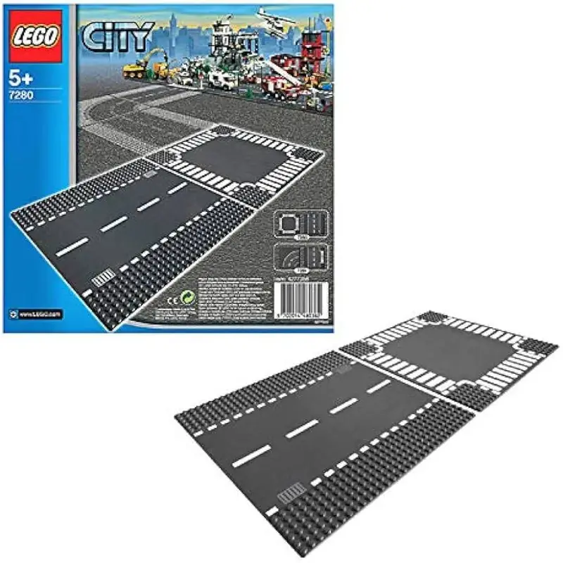 Lego Wegenplaat, Recht En Kruising 7280 City 1