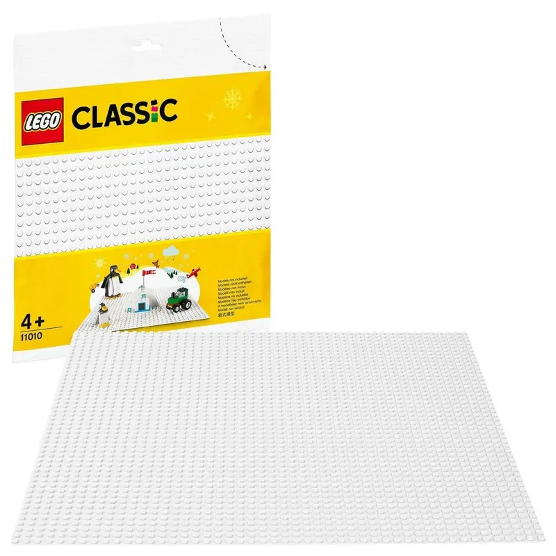 Lego White Baseplate 11010 Classic 1