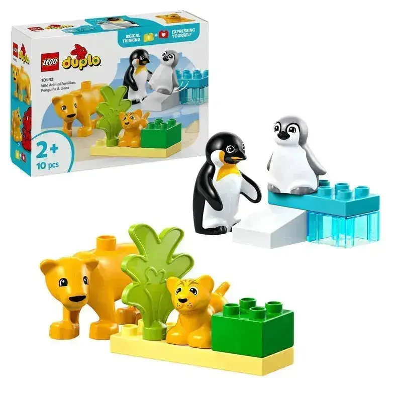 Lego Wild Animal Families Penguins Lions 10442 Duplo 1