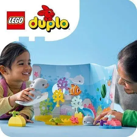 Lego Wild Animals Of The Ocean 10972 Duplo 2