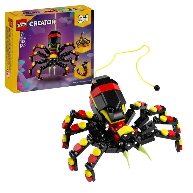 Lego Wild Animals: Thrilling Spider 31159 Creator 3-In-1 1