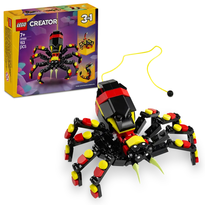 Lego Wilde Dieren: Spannende Spin 31159 Creator 3-In-1 1
