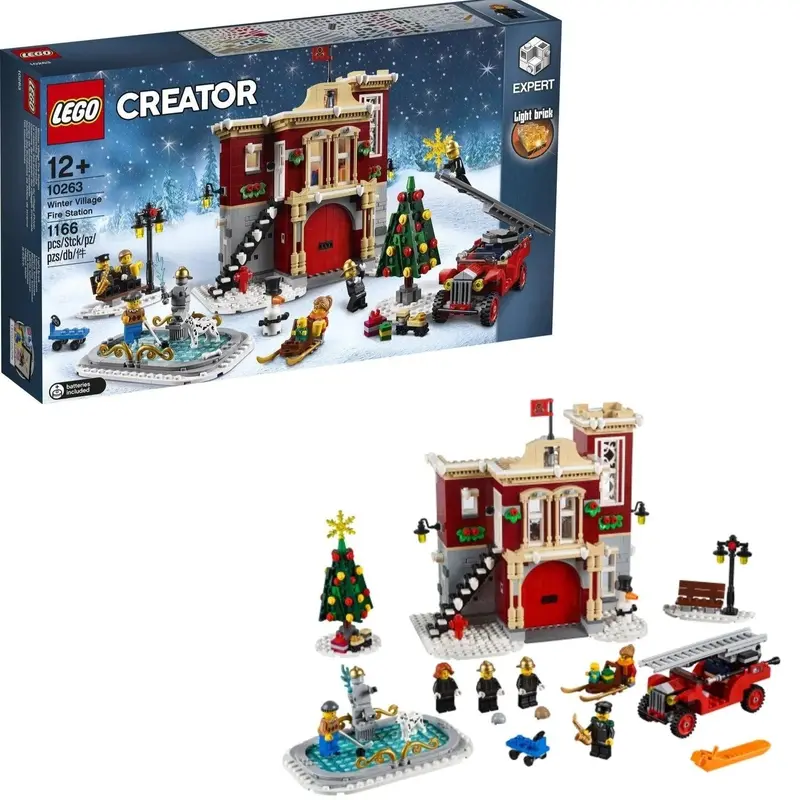 Lego Winter Dorp Kerst Brandweer 10263 Icons 1