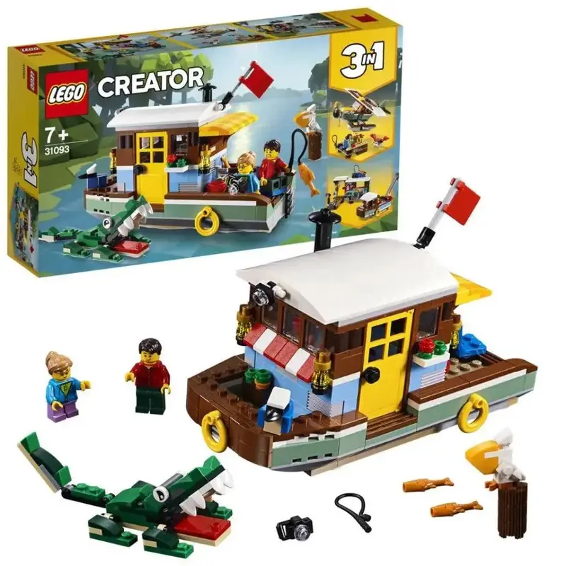 Lego Woonboot Superset 31093 Creator 3-In-1 1