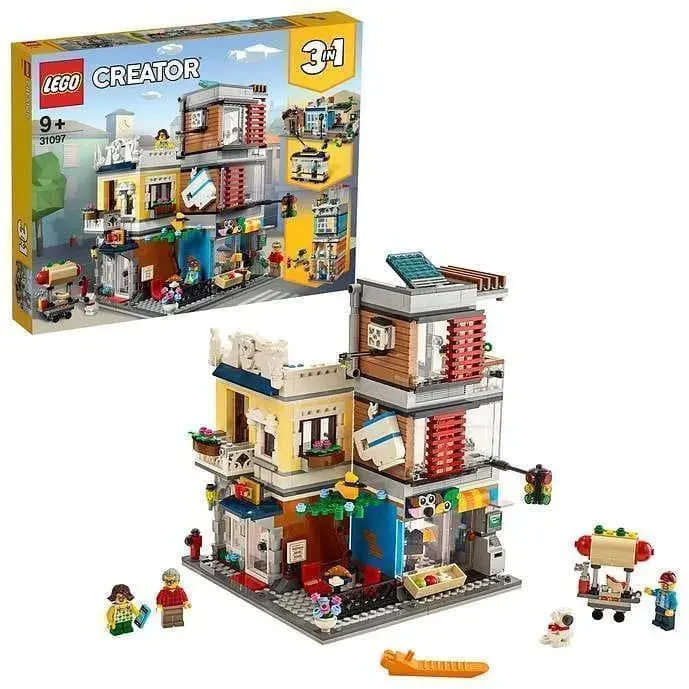 Lego Woonhuis, Dierenwinkel En Café 31097 Creator 3-In-1 1