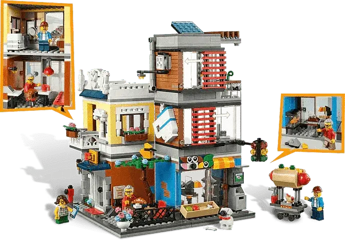 Lego Woonhuis, Dierenwinkel En Café 31097 Creator 3-In-1 2