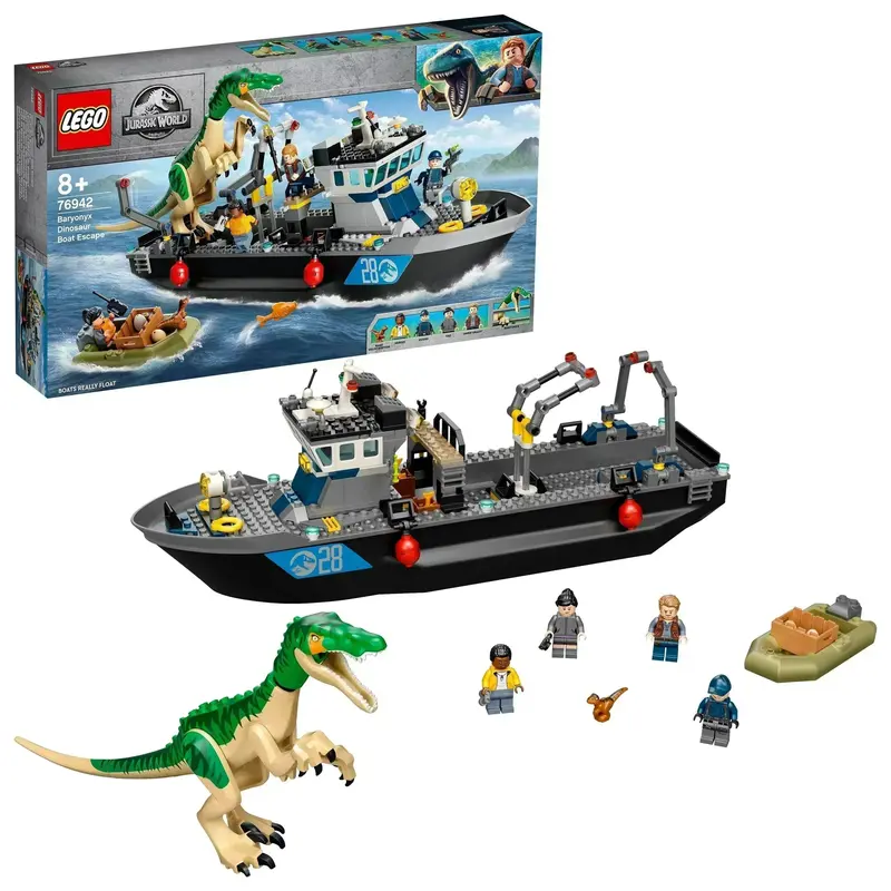 Lego World Bootontsnapping Van Dinosaurus Baryonyx 76942 Jurassic World 1