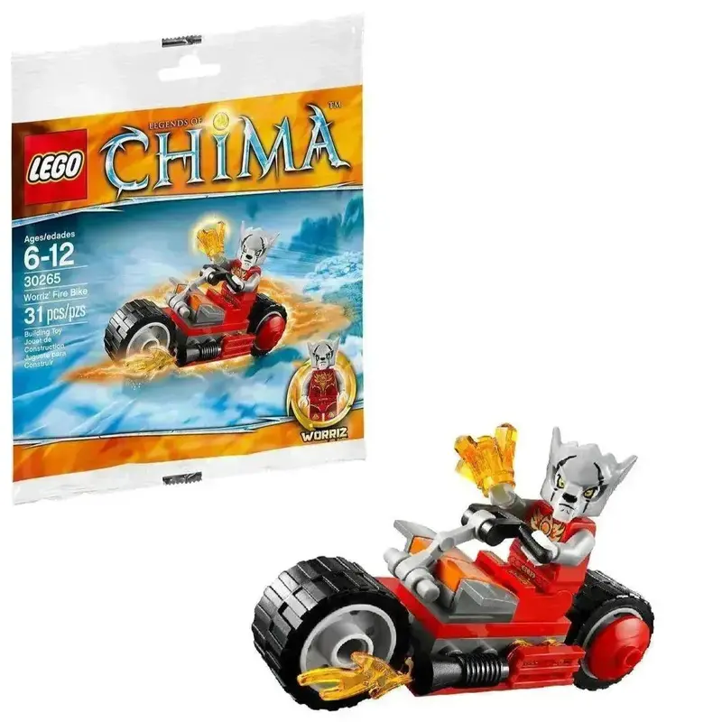 Lego Worriz' Fire Bike 30265 Legends Of Chima - Fire Vs. Ice 1