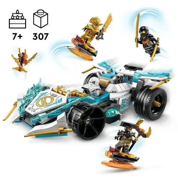 Lego Zane's Dragon Power Spinjitzu Race Car 71791 Ninjago 2