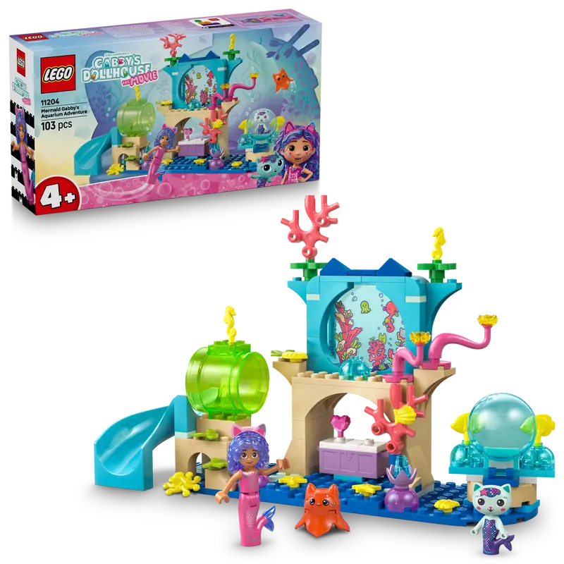 Lego Zeemeermin Gabby's Aquariumavontuur 11204 Gabby's Dollhouse (Pre-Order: Augustus) 1