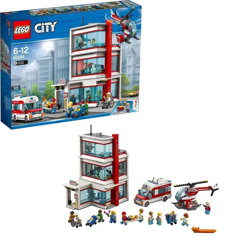 Lego Ziekenhuis Met Ambulance En Helikopter 60204 City 1