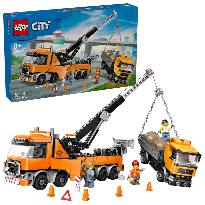 Lego Zware Sleepwagen Met Kraan 60467 City 1