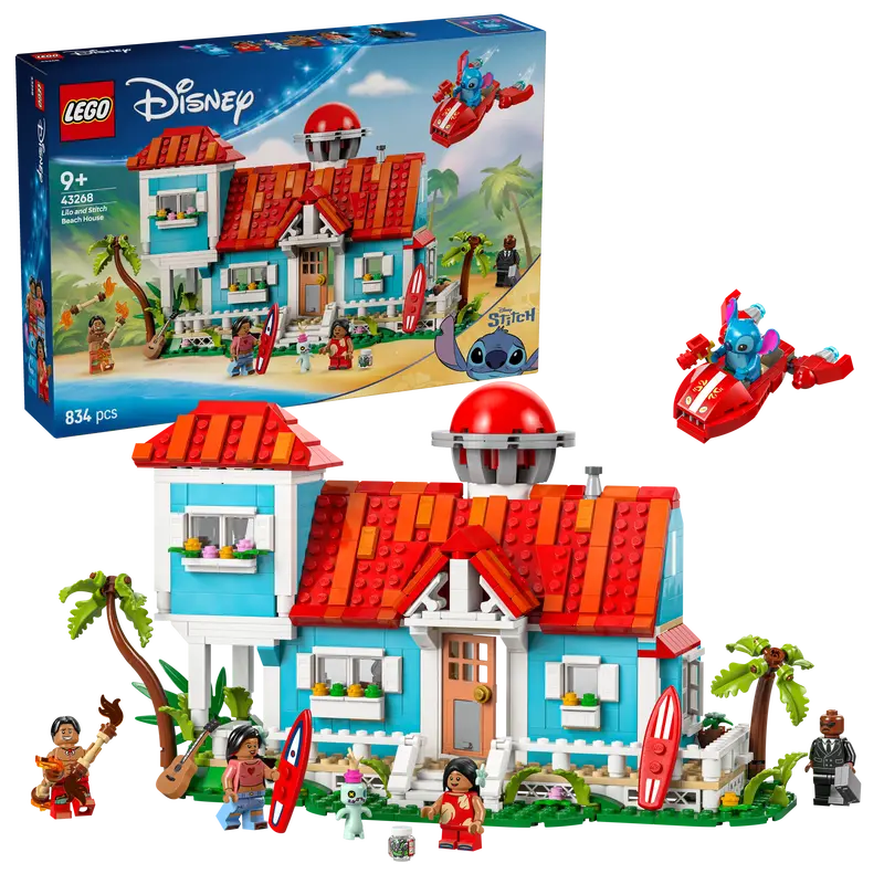 Legolilo And Stitch Beach House 43268 Disney 1