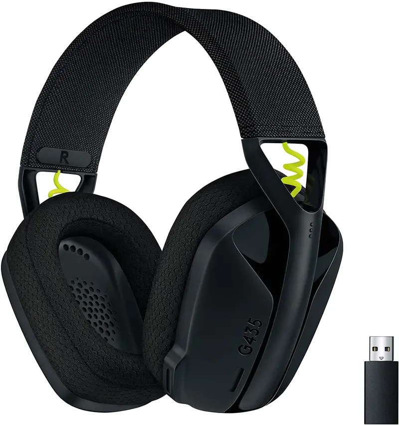 Logitech G435 Wireless Gaming Headset Black 1