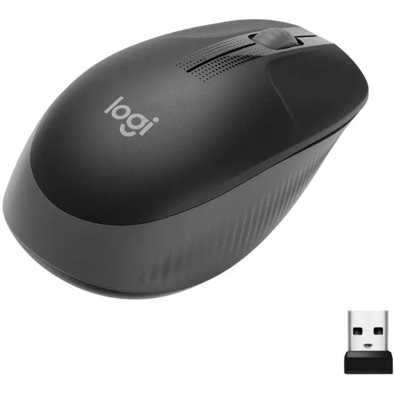 Logitech M190 Charcoal Full Size Wireless Mouse 1