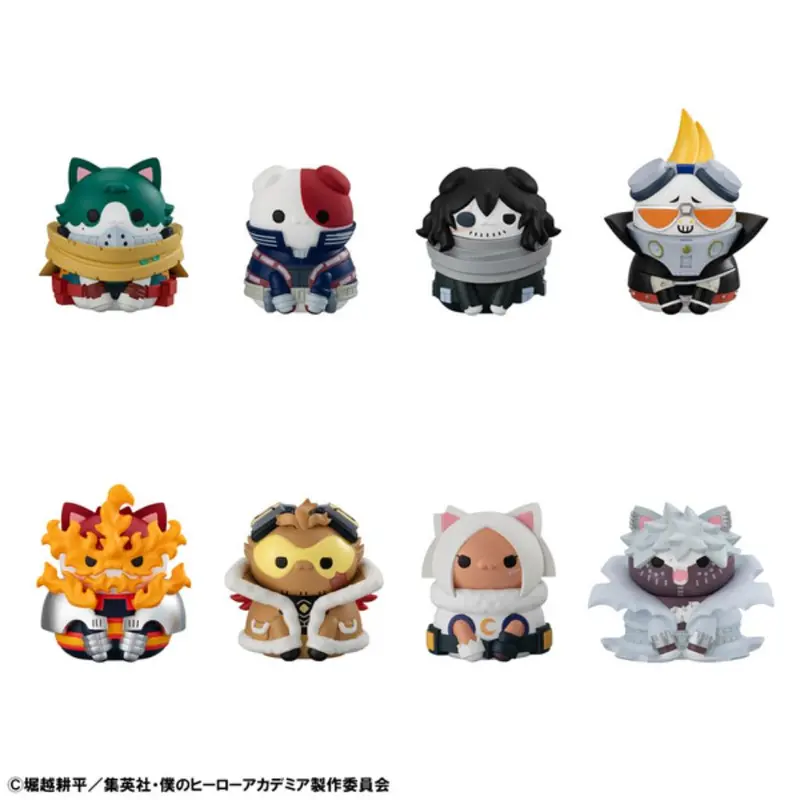 Mega Cat Project My Hero Academia Heroaca Nyanko No.01 (Set Of 8) 1