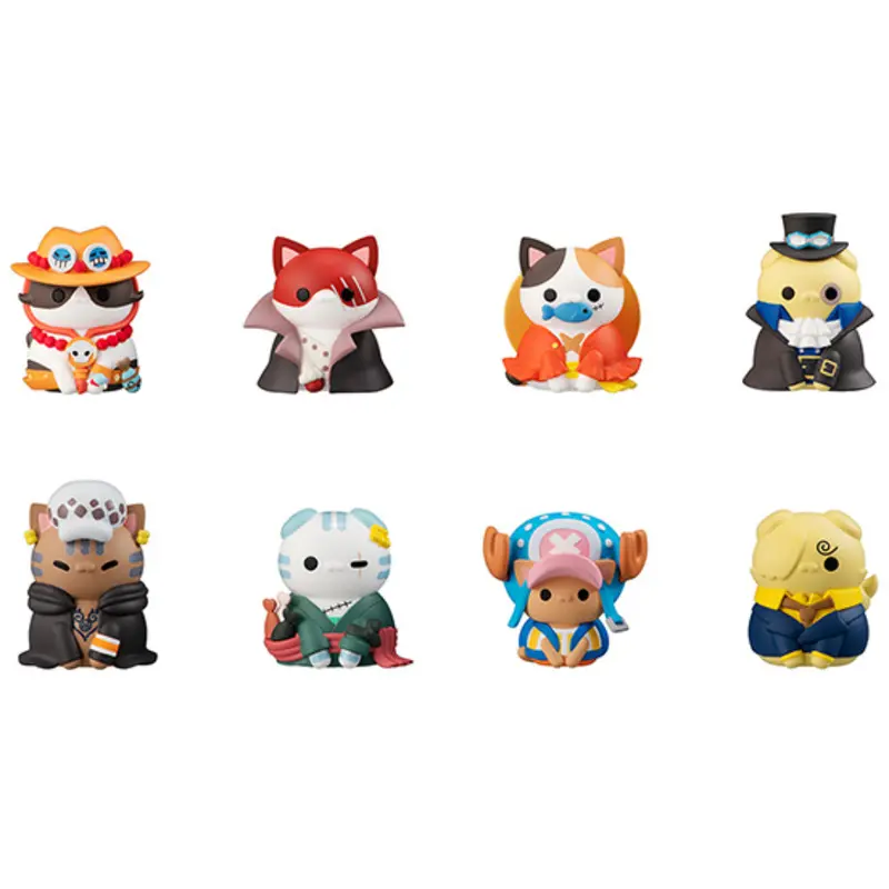 Mega Cat Project One Piece Nyan Piece Nyan I Will Become The Pirate King Nyaa! (Box Of 8) [Reissue] 1