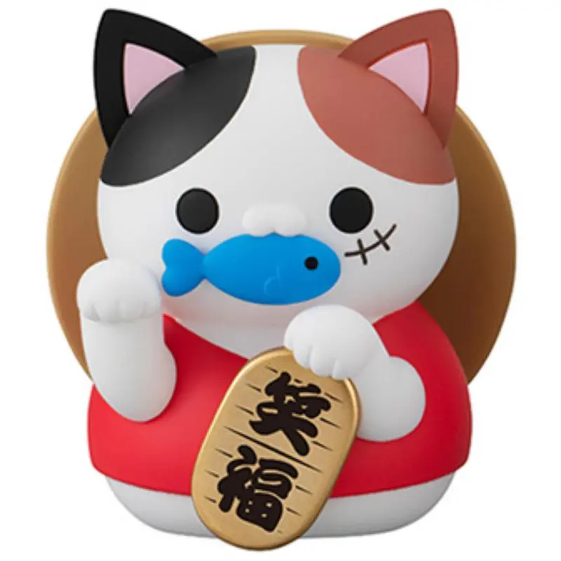 Mega Cat Project One Piece Nyan Piece Nyan! Maneki Neko Fortune Lucky Cat Pirates (Box Of 6) 2