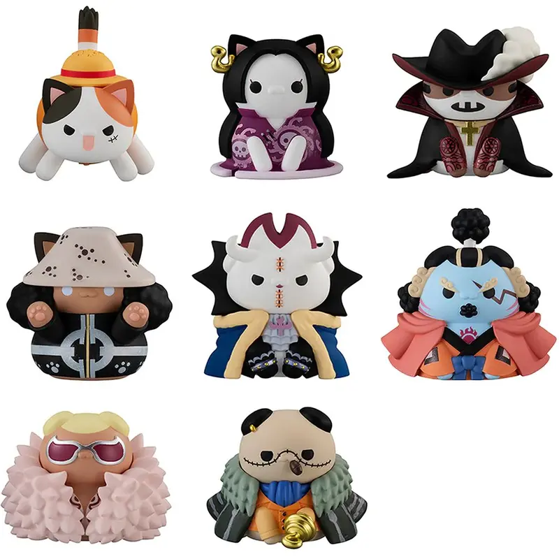 Mega Cat Project One Piece Nyan Piece Nyan! Ver. Luffy & The Seven Warlords Of The Sea 1