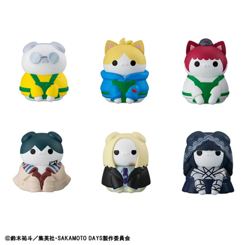 Mega Cat Project Sakamoto Days Sakamoto Cats The Cheerful Sakamoto Store (Box Of 8) 1