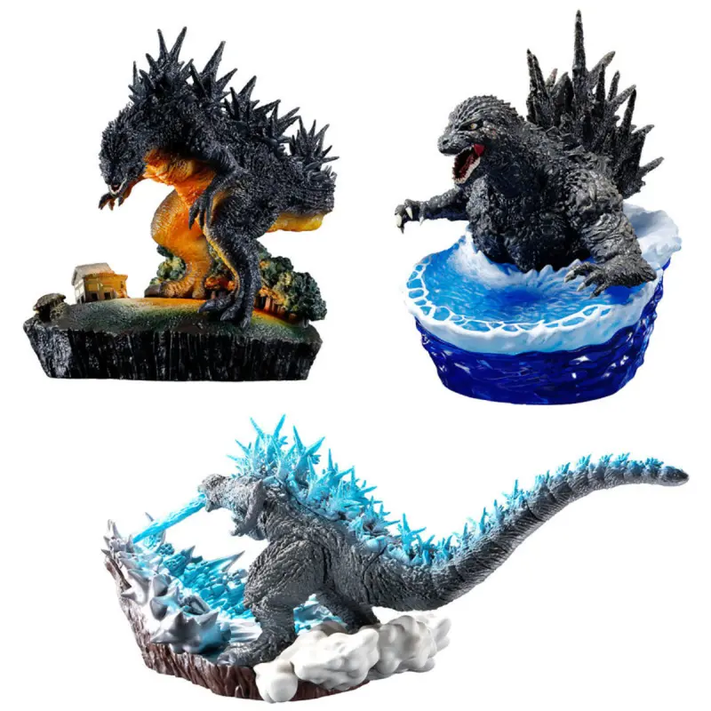 Megahouse Godzilla -1.0 Petitrama Ex From 0 To -1 With Bonus Set 1