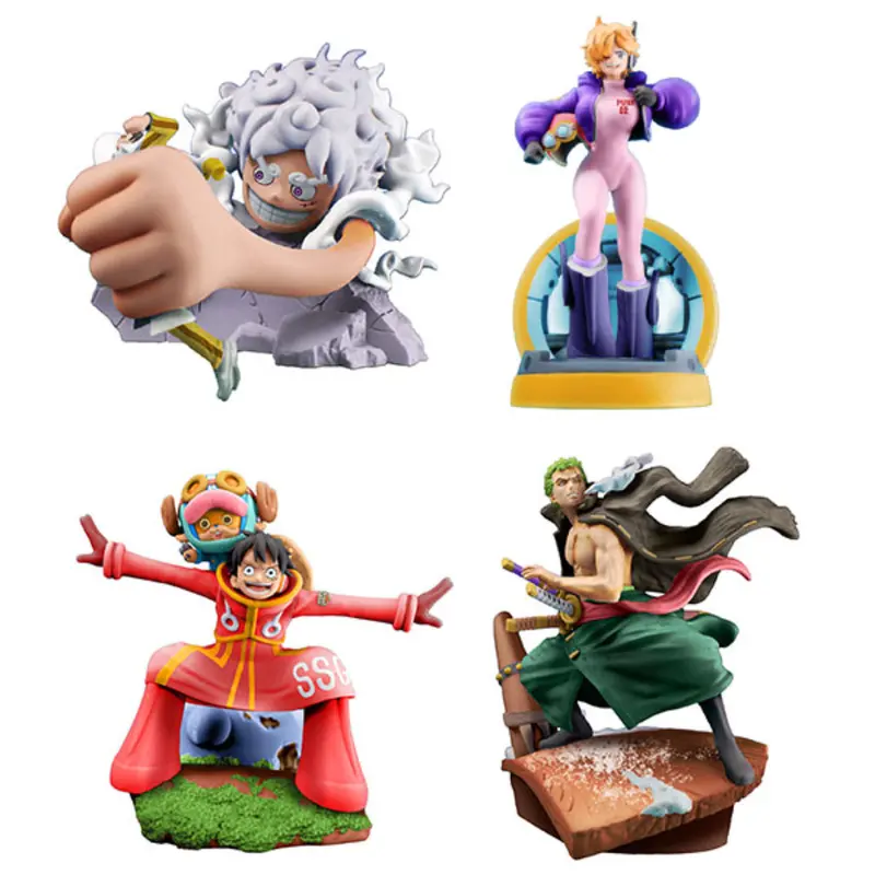 Megahouse One Piece Petitrama Logbox Re Birth Egghead Set 1