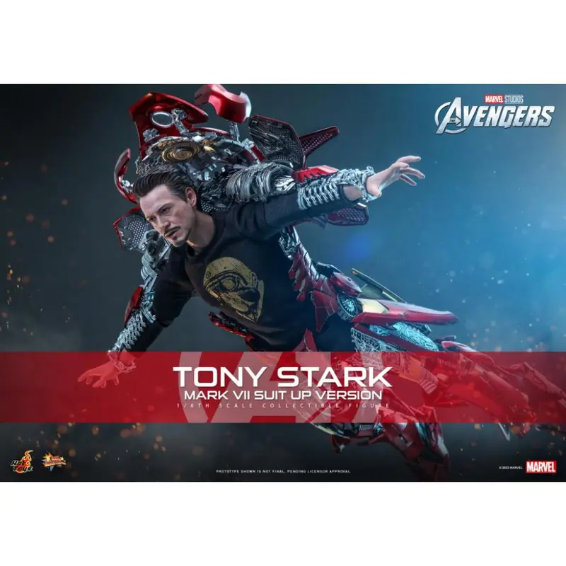 Mms718 The Avengers - 1/6 Tony Stark (Mark Vii Suit Up Version) 1