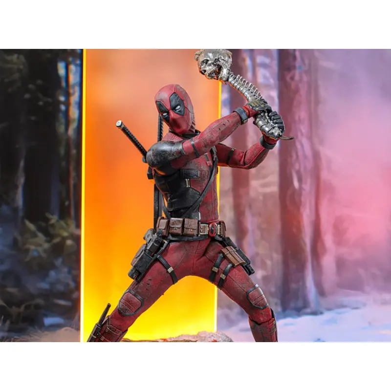 Mms782 Deadpool & Wolverine - 1/6Th Scale Deadpool (Battling Version) Collectible Figure 1