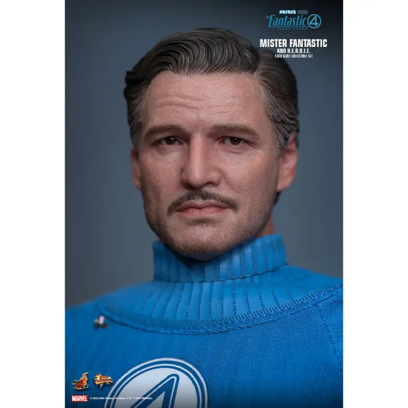 Mms822 - The Fantastic Four: First Steps 1/6Th Scale Mister Fantastic And H.E.R.B.I.E. Collectible Set 1
