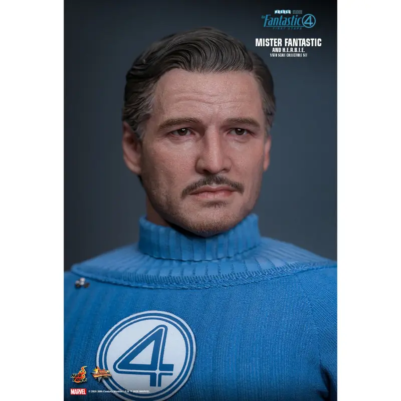 Mms822 - The Fantastic Four: First Steps 1/6Th Scale Mister Fantastic And H.E.R.B.I.E. Collectible Set 2