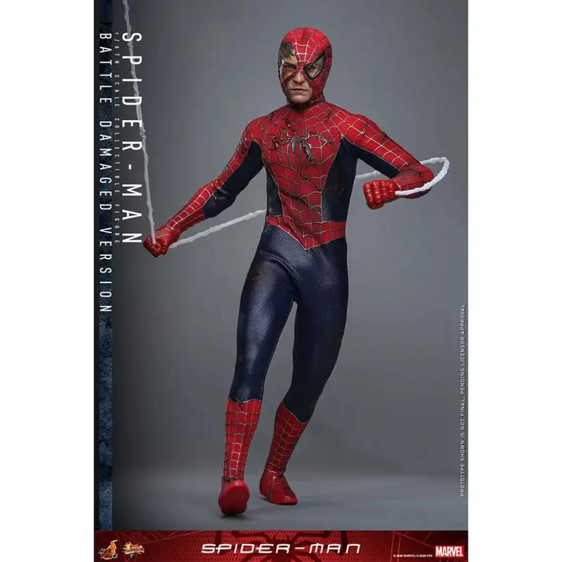 Mms859 Spider-Man - 1/6Th Scale Spider-Man (Battle Damaged Version) 1