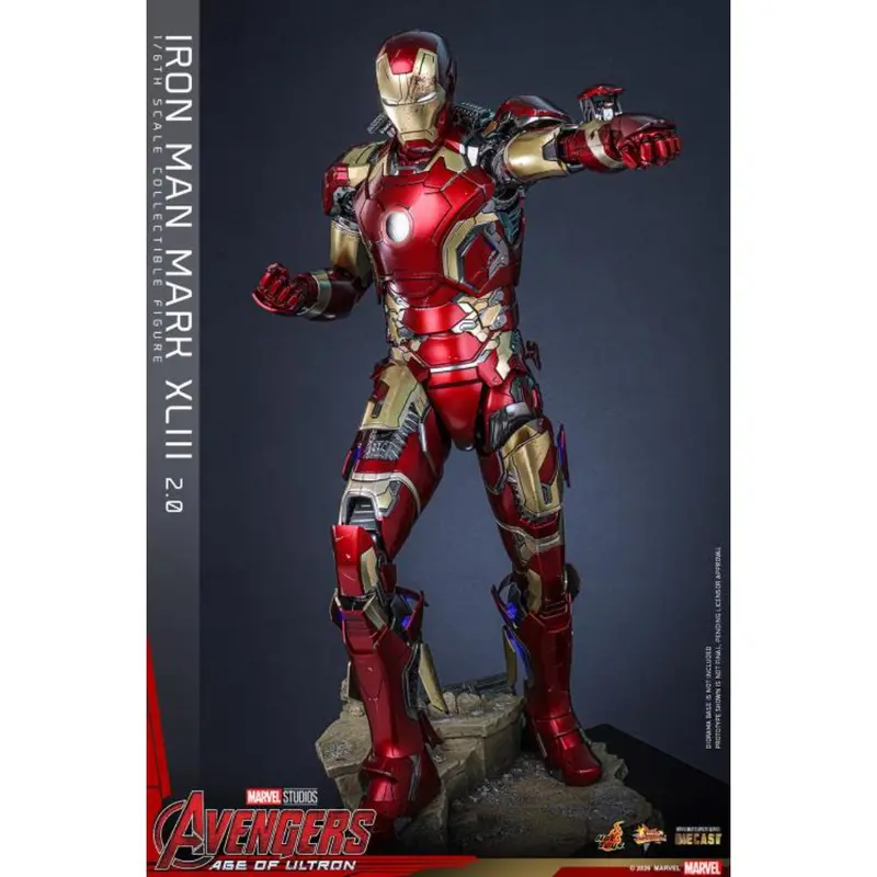 Mms865d80 Avengers Age Of Ultron - 1/6Th Scale Iron Man Mark Xliii (2.0) 2