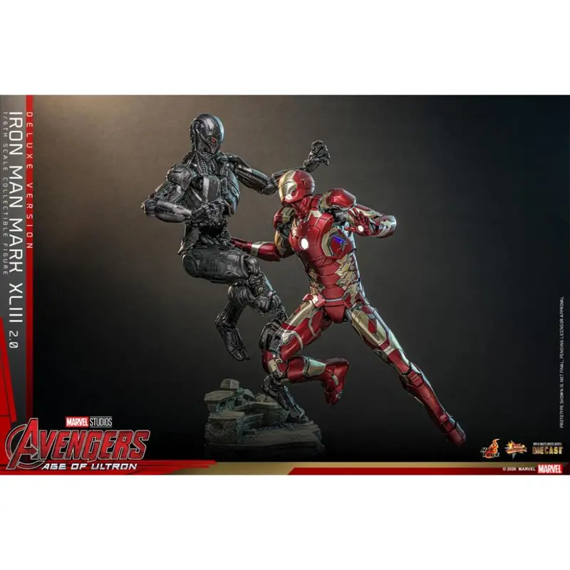 Mms866d81 Avengers Age Of Ultron - 1/6Th Scale Iron Man Mark Xliii (2.0) (Deluxe Version) 2
