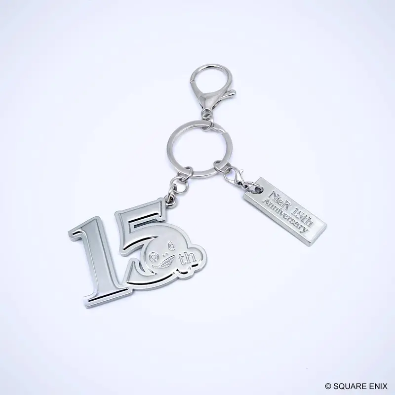 Nier Series 15Th Anniversary Metal Keychain 1