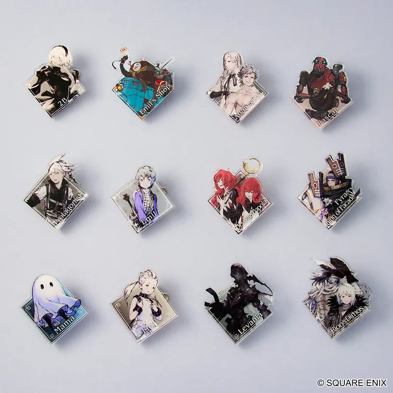 Nier Series Acrylic Pin Badge Collection Vol. 1 (Box Of 12) 1