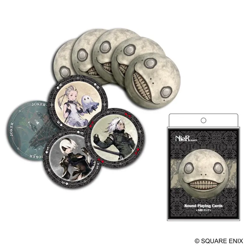 Nier Series Round Playing Cards 1