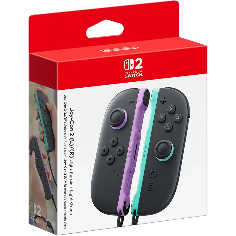 Nintendo Switch 2 Joy-Con 2 (L)/(R) Light Purple/Light Green 1
