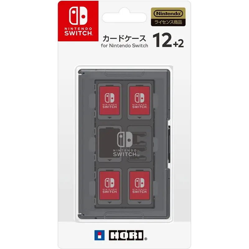 Nintendo Switch Hori Card Case 12+2 Black (Nsw-021) 1