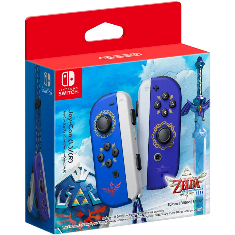 Nintendo Switch Joy-Con Controllers (The Legend Of Zelda: Skyward Sword Hd Edition) 1