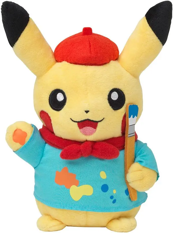 Nintendo Tpc Pikachu Painter Medium Plush 1