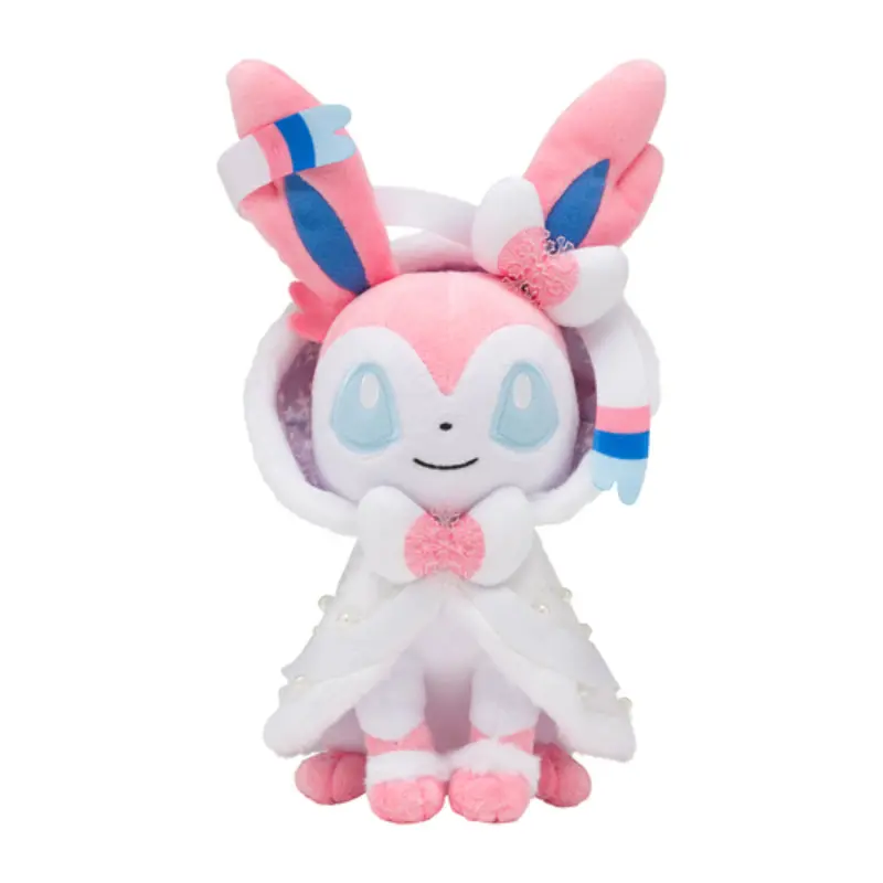 Nintendo Tpc Sylveon Santa Frosty Christmas Plush 1