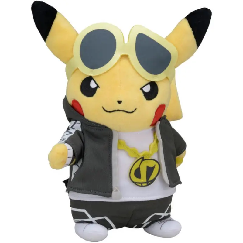 Nintendo Tpc Team Skull Guzma Boss Pikachu Plush Secret Teams 1