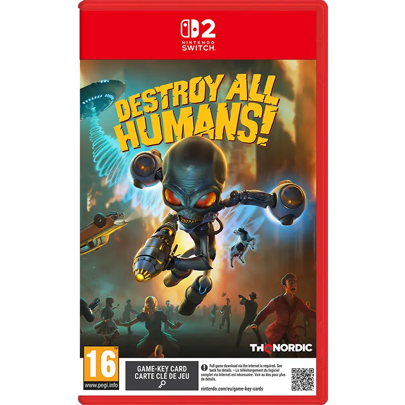 Ns2 Destroy All Humans! (Game-Key Card) 1
