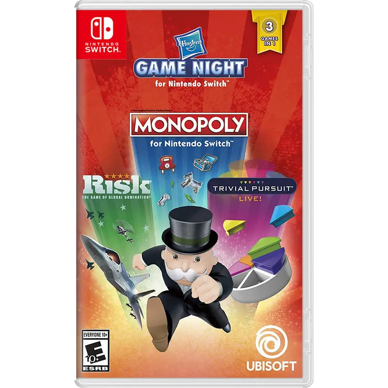 Nsw Hasbro Game Night (Risk + Trivial Pursuit + Monopoly) 1