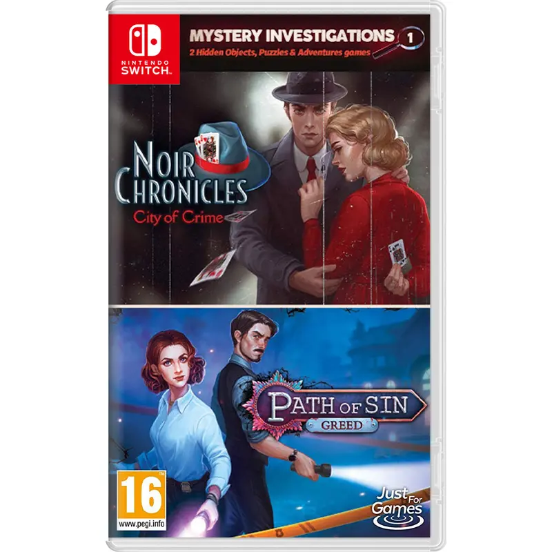 Nsw Mystery Investigations 1: Noir Chronicles: City Of Crime + Path Of Sin: Greed 1