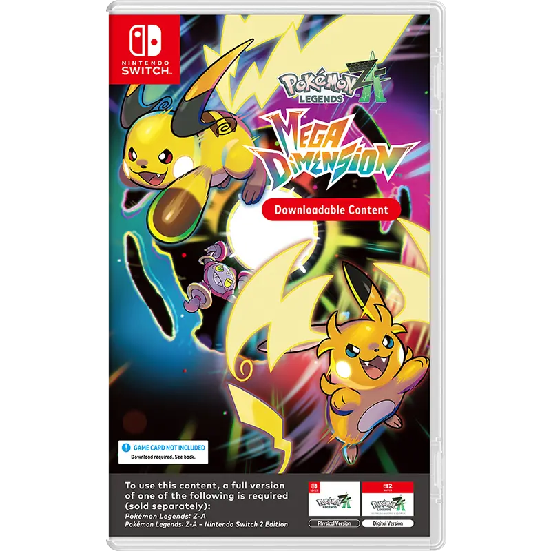 Nsw Pokémon Legends: Z-A - Mega Dimension (Code In Box) 1
