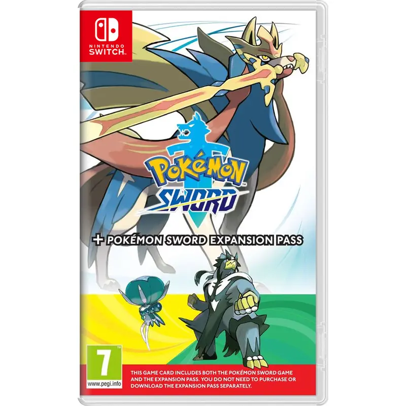 Nsw Pokémon Sword + Pokémon Sword Expansion Pass 1