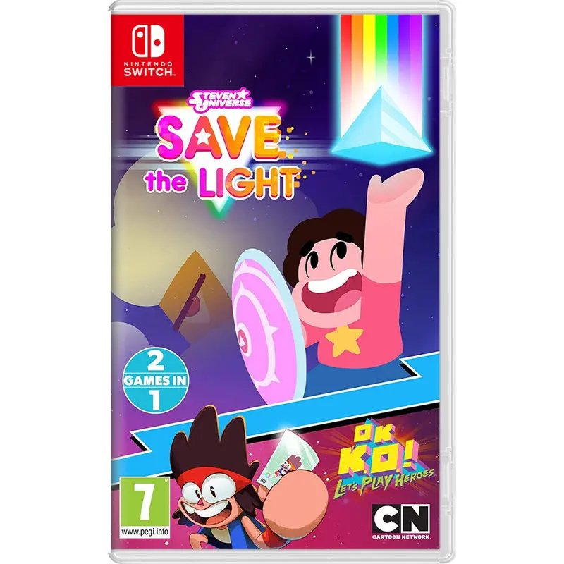 Nsw Steven Universe: Save The Light / Ok K.O.! Let's Play Heroes 2 Games In 1 1